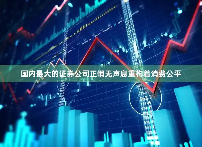 国内最大的证券公司正悄无声息重构着消费公平
