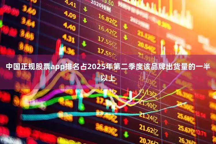 中国正规股票app排名占2025年第二季度该品牌出货量的一半以上
